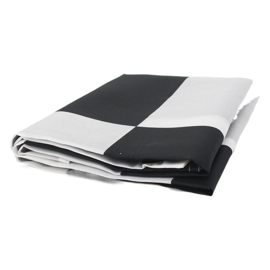 90*150cm racing flag manufacturer 3 * 5ft polyester flag cross-border supply black and white grid flag in stock wholesale