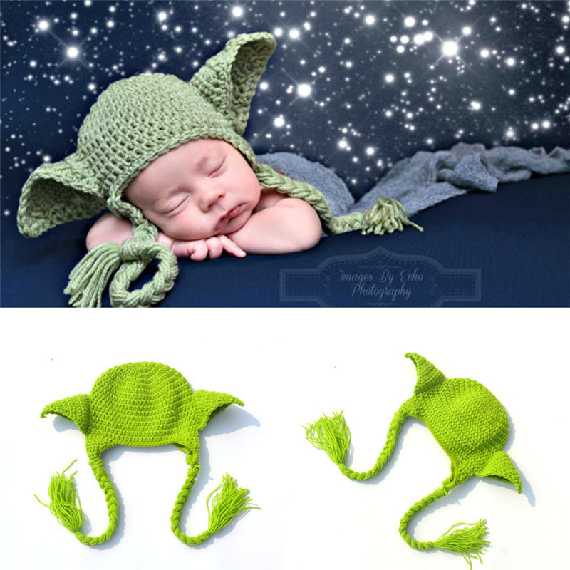 Picture of Star Wars Wisdom Old Man Master Yoda Baby Hand Woven Photo Suit Newborn One Hundred Days Photo Suit