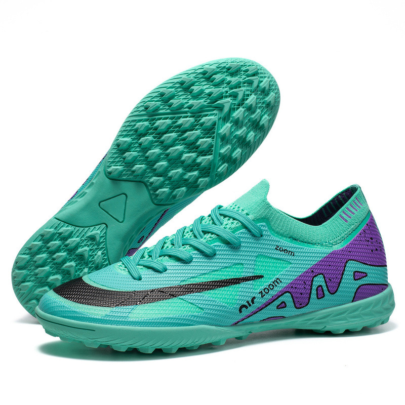 Football Shoes New 2024 Low-top Assassin Youth Training Long Nail Shoes Foreign Trade New 47 Size Broken Nail Football Shoes