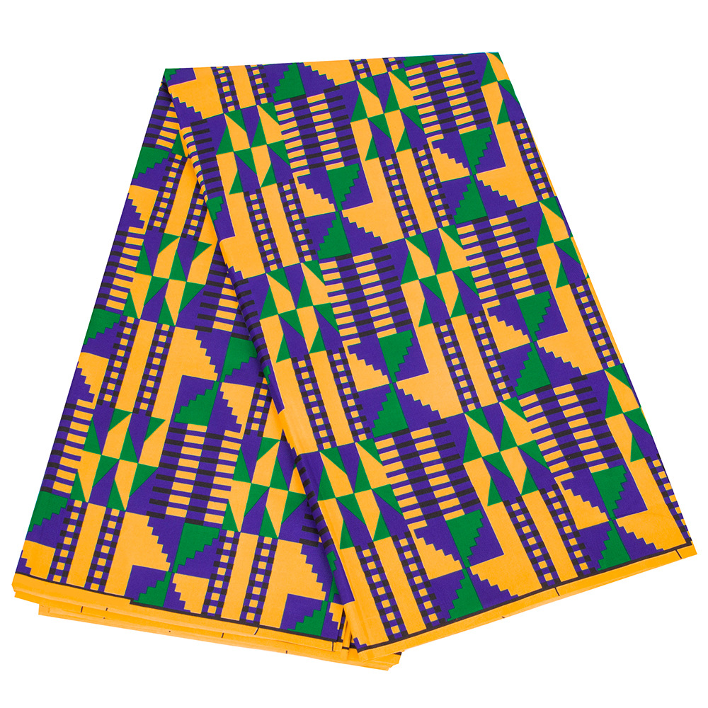 Picture of One-piece delivery African printing batik polyester fabric cross-border Amazon Ankara dress fabric