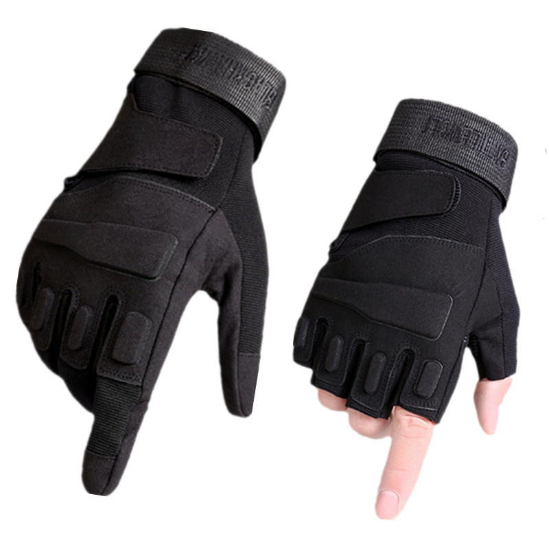 Non-slip Riding Half-finger Tactical Gloves Men's Summer Outdoor Riding Sports Training Gloves Fitness Anti-slip
