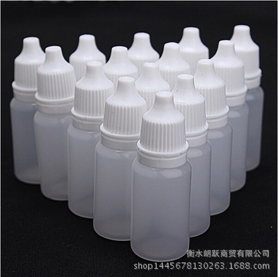 10ml squeeze bottle plastic bottle small drop bottle water bottle with inner plug three-piece empty bottle in stock