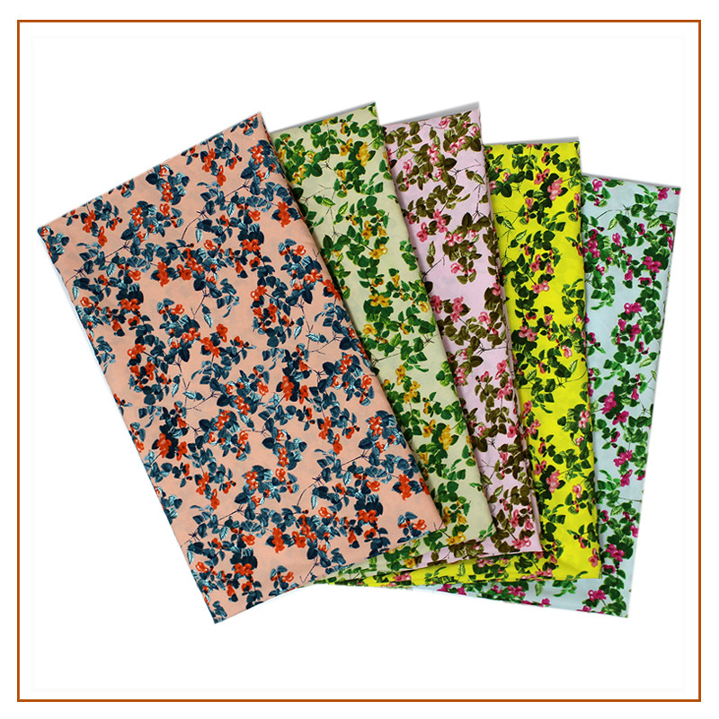 100D High-Quality Four-Way Stretch High-Density Woven Fabric, Polyester Non-Transparent Slightly Elastic Printed Fashion Fabric, Spring, Summer and Autumn Styles