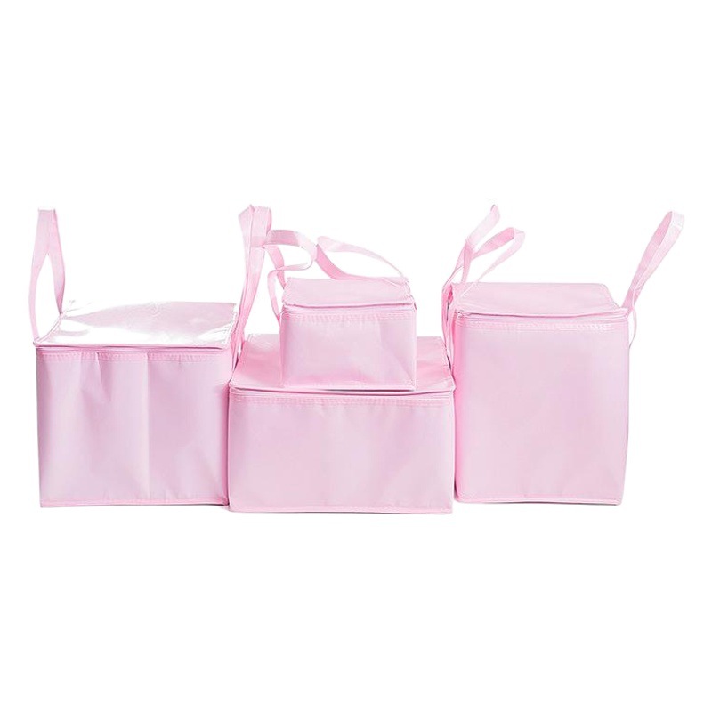 Spot takeaway aluminum foil non-woven insulation bag printed cake baking packaging portable portable insulation bag printed