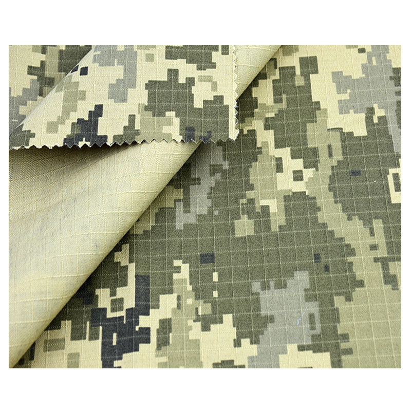 Cvc Cotton Polyester Camouflage Printed Fabric Parka Cotton Cargo Pants Fabric Wear-Resistant and Waterproof