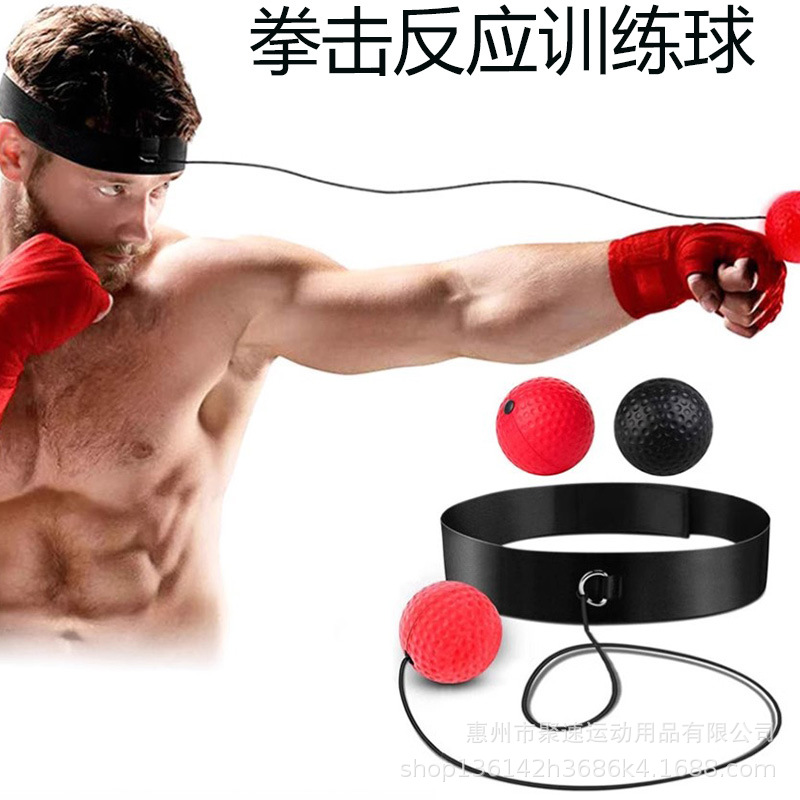 Picture of Head-mounted boxing reaction decompression ball magic speed ball adult children training fitness decompression adjustment training ball