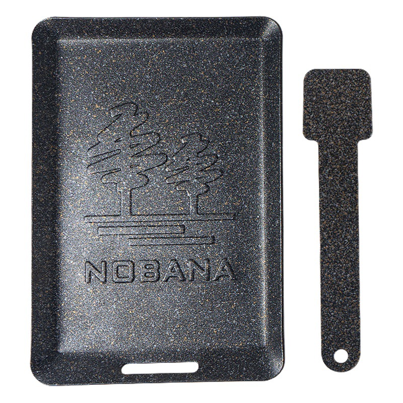 Outdoor Square Folding Barbecue Plate Mini Barbecue Pan Non-stick Portable Camping Fried Eggs Fried Steak Pan Teppanyaki