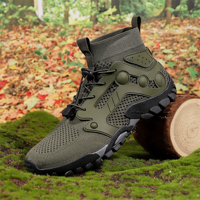 48 Large Size Outdoor Hiking Shoes Men's Non-Slip Hiking Workwear Sports Shoes Swimming Wading Cross-Country River Tracing Shoes