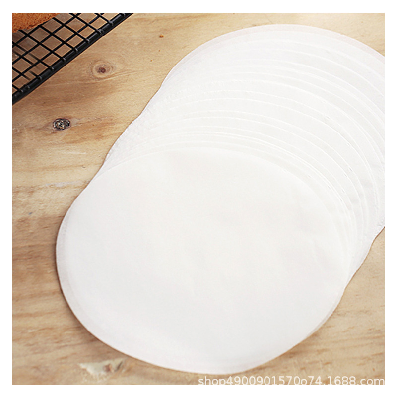 Picture of Cake Demoulding Paper Pad Silicone Oil Paper Pad Paper Household Round Baking Mold Oven Oil Absorbing Paper 6 Inch 8 Inch 4 Inch 9 Inch