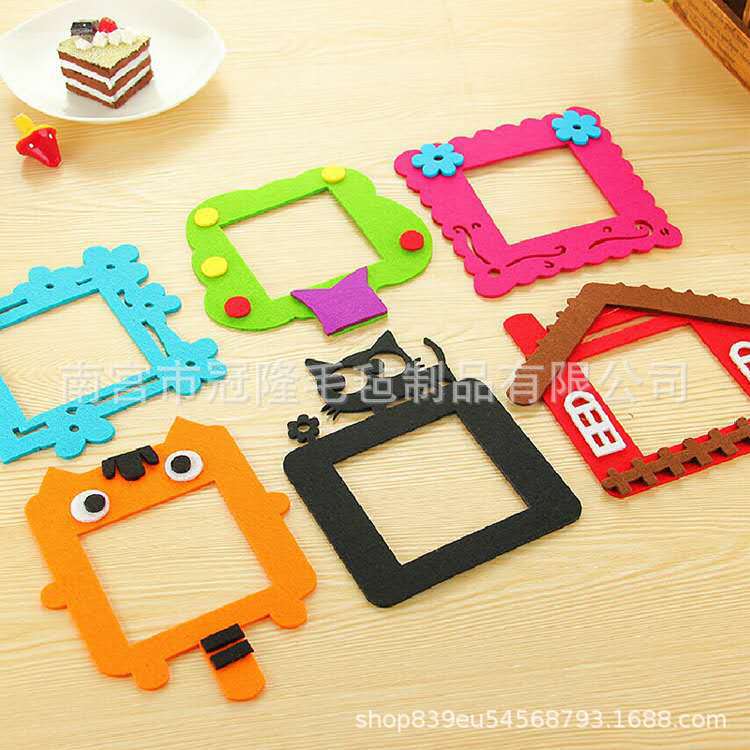Wholesale cartoon felt switch stickers hollow switch protective cover creative non-stick felt switch cover