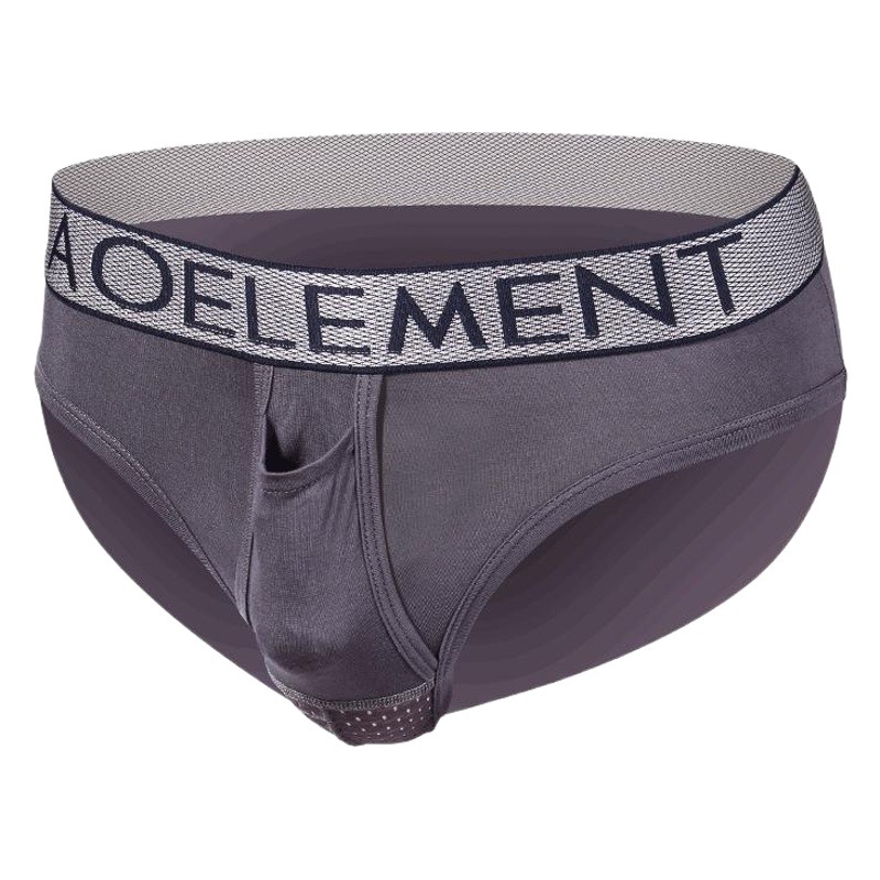 Men's Underwear Triangle Panties Sexy Bullet Separate Panties Men's Double Cushion Cushion Lentorchidism Panties Solid Color