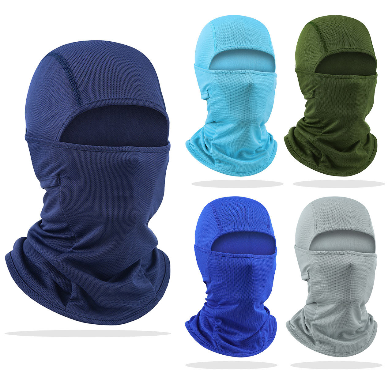 Amazon best-selling cycling hat, dustproof and sun-resistant face shield, mesh quick-dry headcover, balaclava hat in stock wholesale