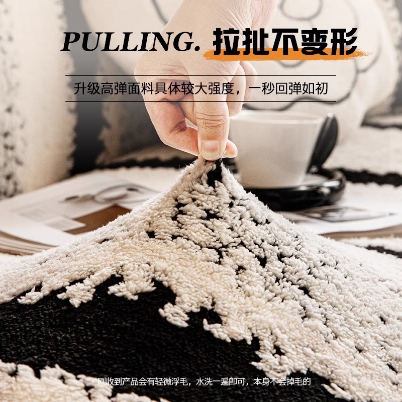 Picture of Autumn and Winter Plush Sofa Cover All-Inclusive Universal Cover 2025 New Four-Season Universal Anti-Cat Scratch Elastic Protective Cover