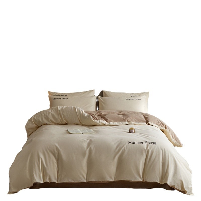 Picture of Light luxury cotton sanding four-piece set thickened high quality 100 cotton autumn and winter wholesale bed linen bedding