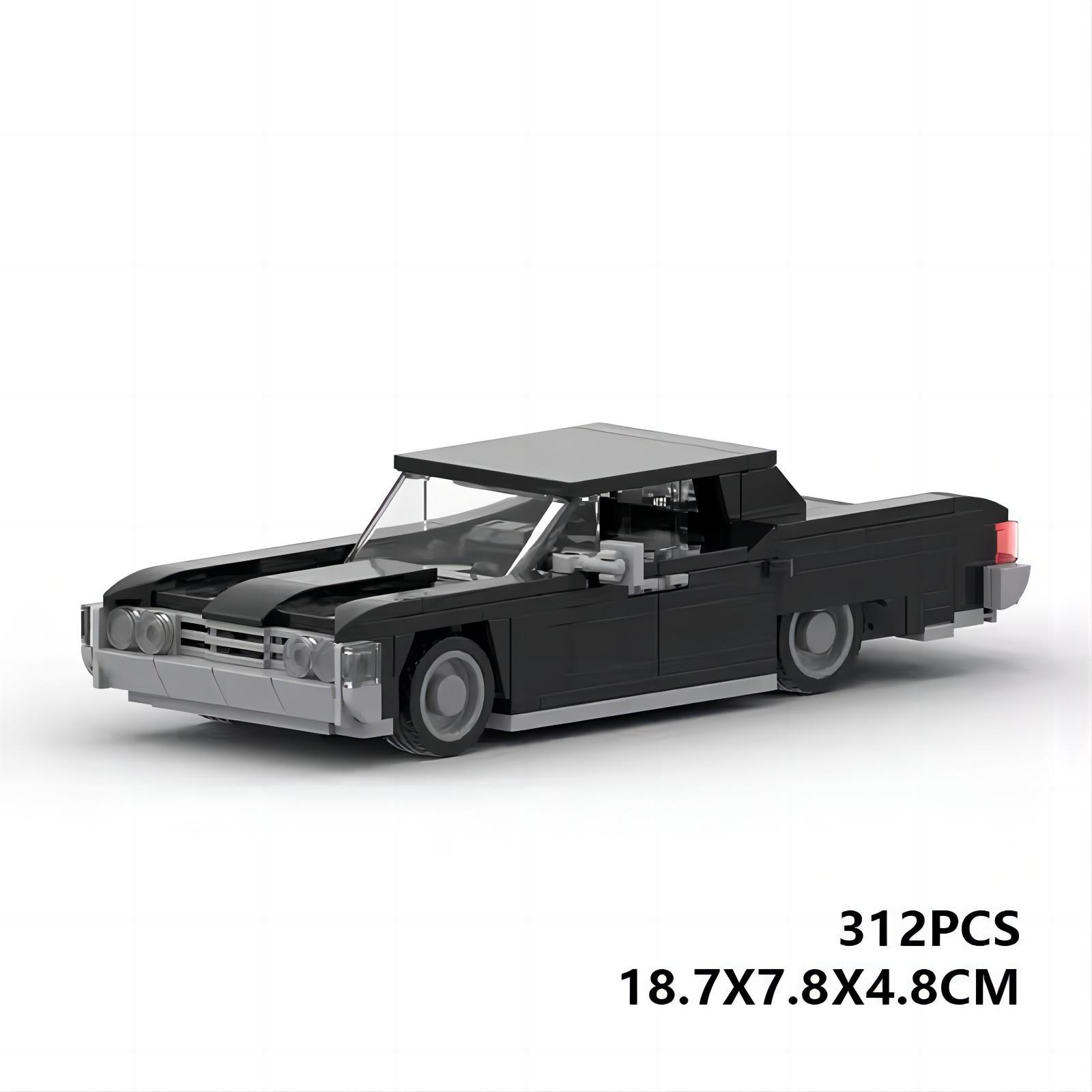 Picture of Compatible with Lego MOC-157277 science fiction movie matrix Lincoln mainland building blocks car assembly Model Male