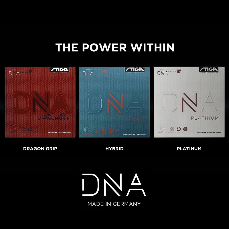 STIGA Stica Table Tennis Paddle Set Glue DNA Red Dragon Sticky German High Elastic Cake Platinum Edition Anti-Glue Rubber