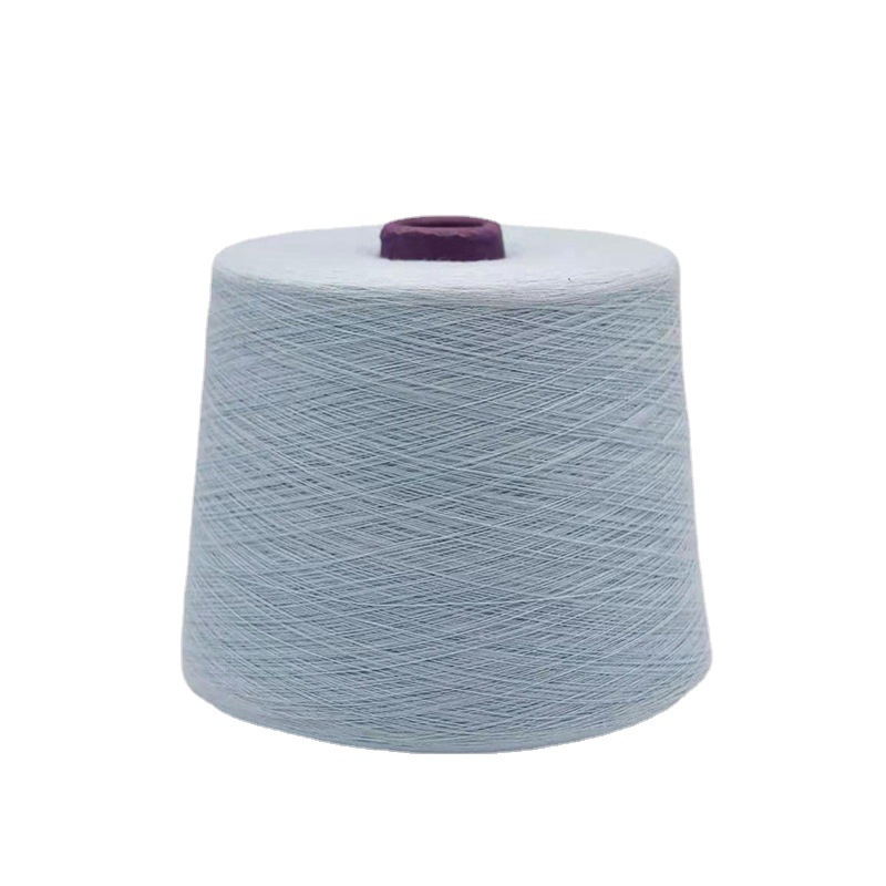Picture of 2/28NM 2/48NM95% cotton 5% cashmere blended knitted cotton wool textile yarn color spinning feel fluffy