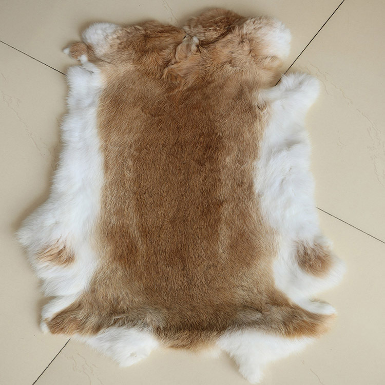 Picture of Extra Large Thick Old Rabbit Skin Rare Color Rabbit Skin Cushion Home Furnishings Decoration with Cooked Rabbit Skin Whole Piece
