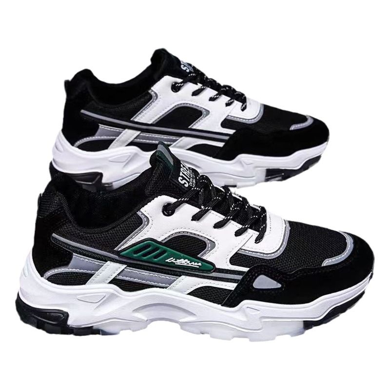 Men's Sneakers 2023 New Fashion Casual Torre Shoes Fashionable Breathable Running Shoes Korean Style Thick Sole Student Shoes