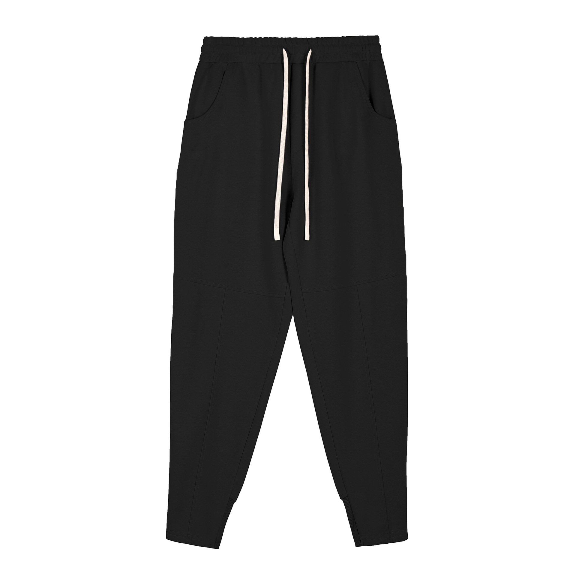Spring and Autumn Trousers Casual Sports Men's Small Leg Pants in stock Stitching New Drawstring Loose Casual Pants