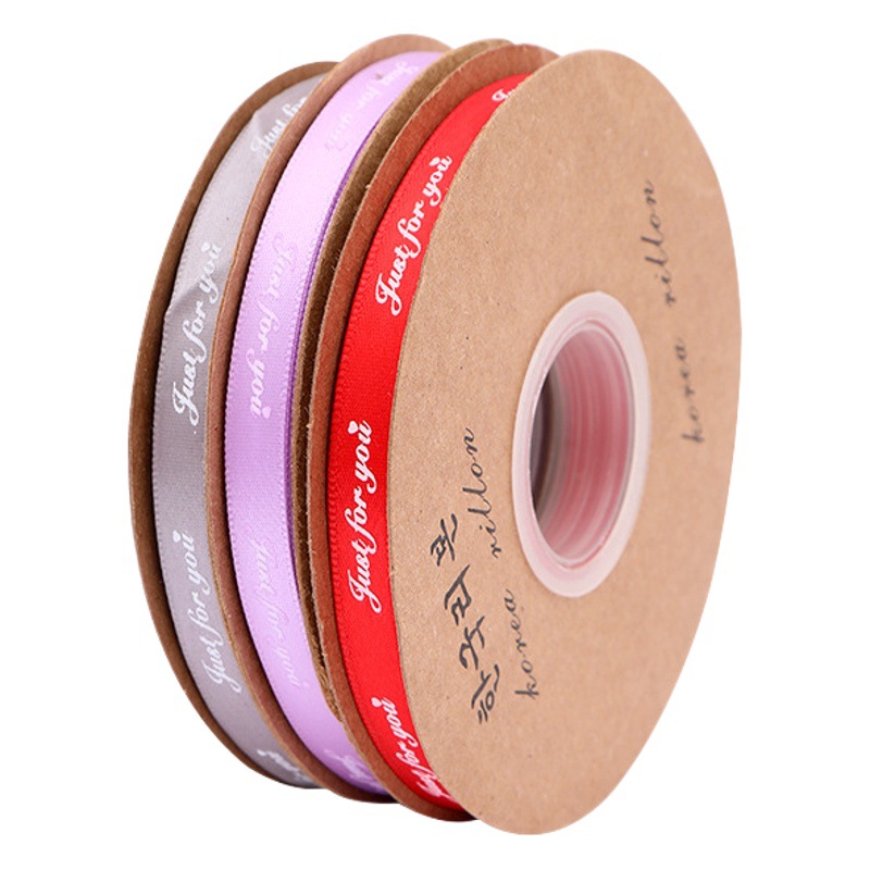 1cmjust for you ribbon DIY flower packaging cake box ribbon polyester with bow wholesale