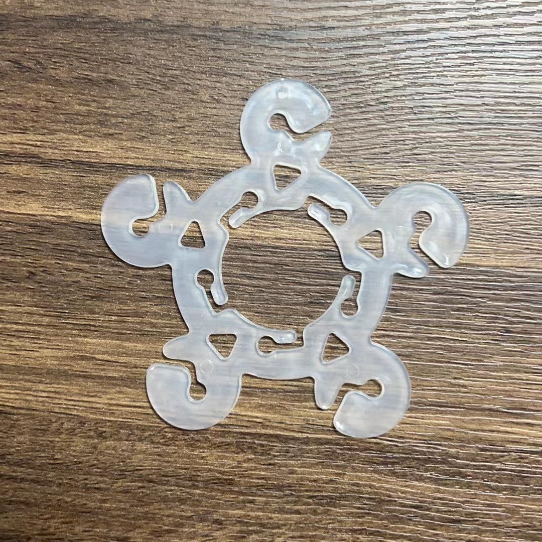 Picture of Balloon Plum Blossom Clip Flat Ring Buckle Wedding Room Layout Party Birthday Goods Decoration Modeling Buckle Card Clip Balloon Matching