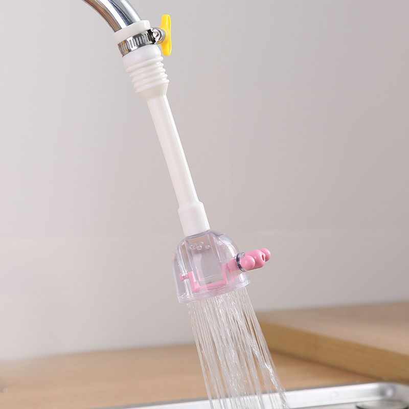 Picture of Faucet filter nozzle splash-proof Universal Tube extension extender hose universal adapter nozzle-Proof Kitchen