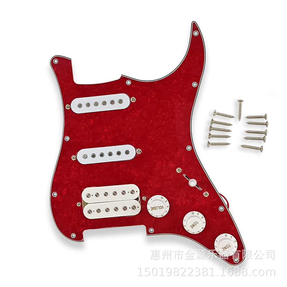 Electric guitar guard plate pickup ST single double panel pickup Red Pearl single double pickup guitar accessories