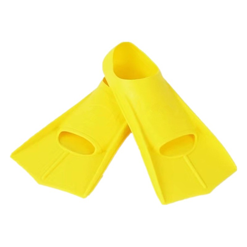 Professional swimming flippers silicone short flippers children diving frog shoes training diving equipment wholesale silicone frog shoes short