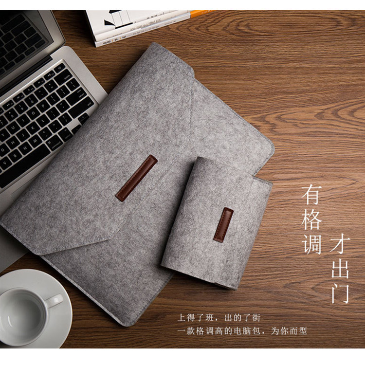 Notebook Liner Bag Apple Macbook 11 Inch 13 Inch 15.6 Inch PRO Protective Case Millet Felt Electric Liner Bag