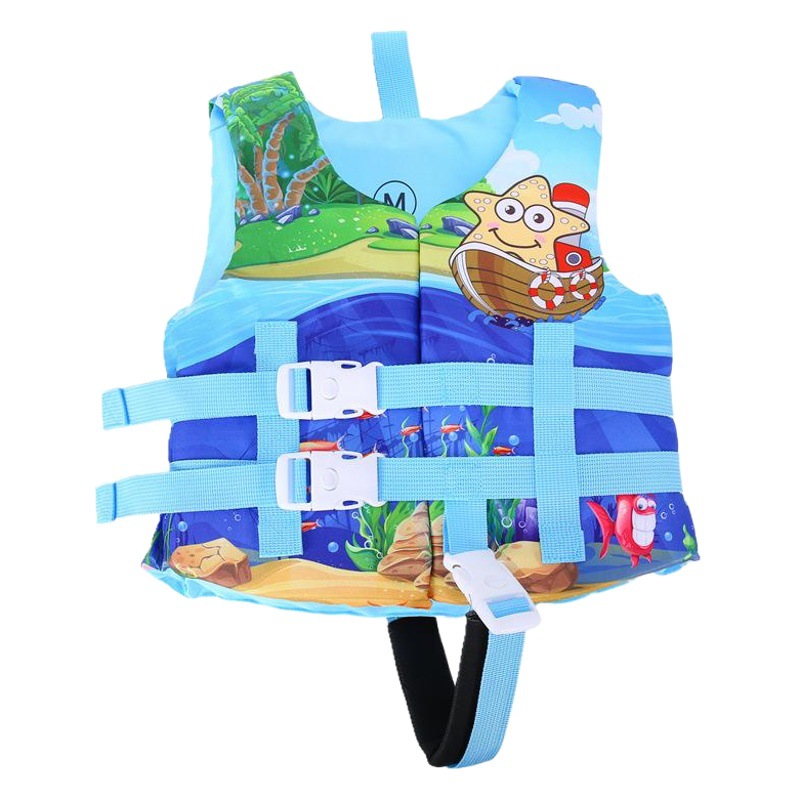 L# cartoon children's life jacket buoyancy vest cute baby floating clothes swimming foam