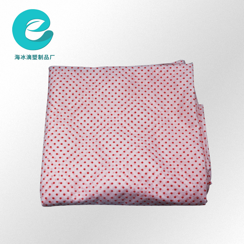 Picture of Non-Slip Cloth Discoloration Red Dot Non-Woven Fabric Far Infrared Negative Ion Cloth Knee Pads Moisture Wicking Tourmaline Drop Plastic Cloth