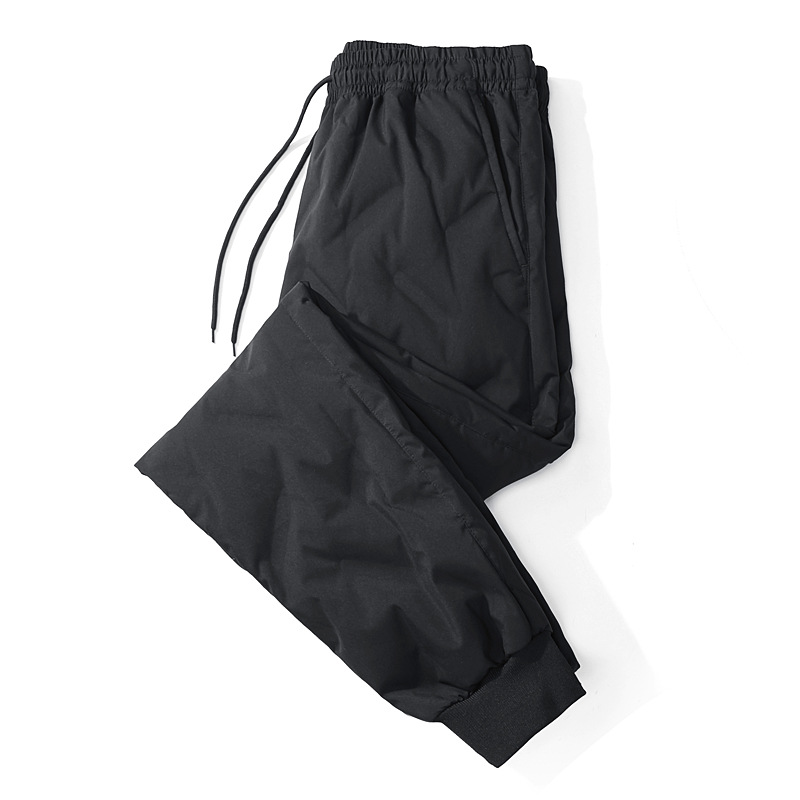 Picture of Fall/winter 21 new men's down pants straight tube toe warm threaded foot design windproof warm down pants