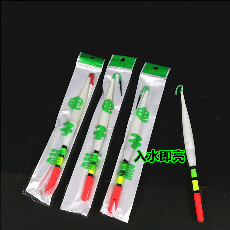 Cross-Border Wholesale Electronic Red Luminous Float, Electronic Float for Fishing, Night Fishing Glow-In-The-Dark Float, Visible in Water, Bright Float, Zhongtong Float