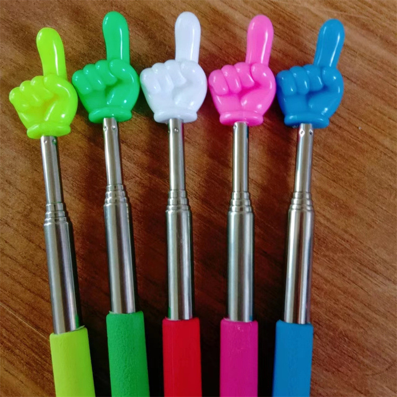 Picture of 60cm retractable finger stick teacher retractable finger reading stick children's reading retractable little finger point reading stick retractable