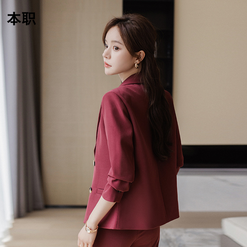 Picture of Small Suit Jacket Women's Spring and Autumn 2025 New High-end Fashion Elegant Goddess Fan Xiaozhong Business Suit suit