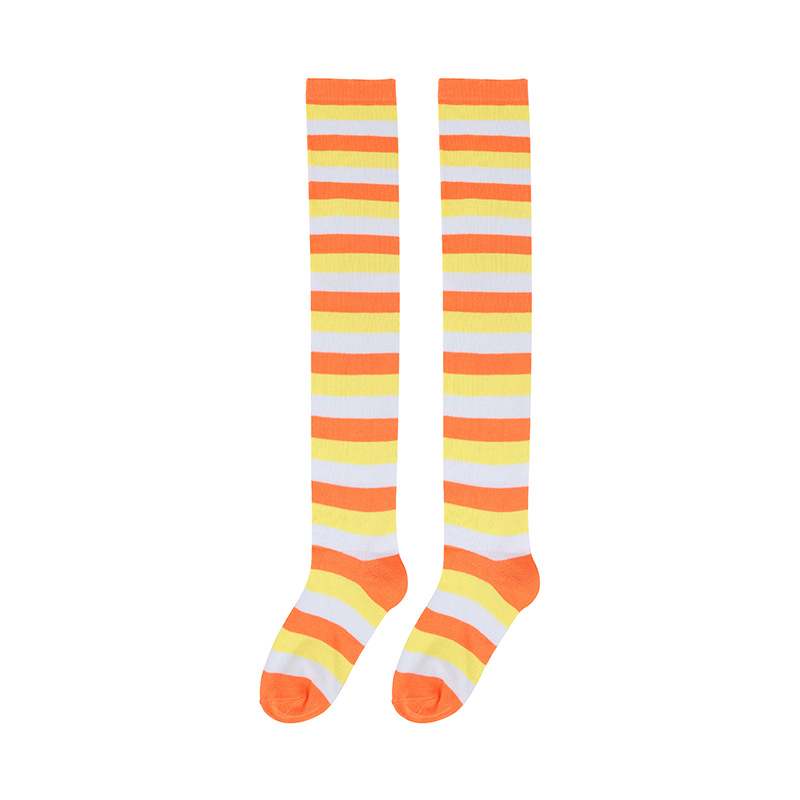 Picture of Spring Japanese Women's Socks All-match Striped Long Socks cosplay Anime Over-the-Knee Socks