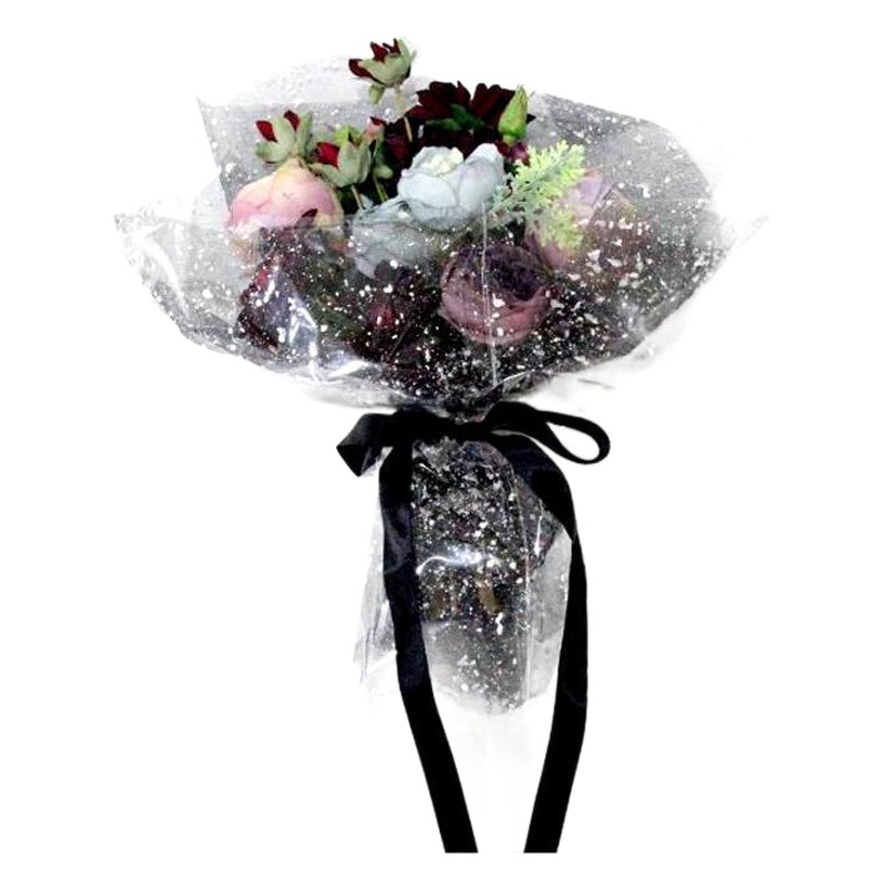 Manufacturer Wholesale Flower Wrapping Paper Snow Dot Gauze Material Decorative Florist Supplies Flower Wrapping Paper Bouquet Wrapping Paper