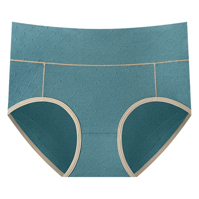 High-Waisted Pure Cotton Underwear for Women, Comfortable, Breathable, Non-Curling, Graphene Antibacterial, Tummy-Tightening, Butt-Lifting, Women's Briefs, Ultra-Thin