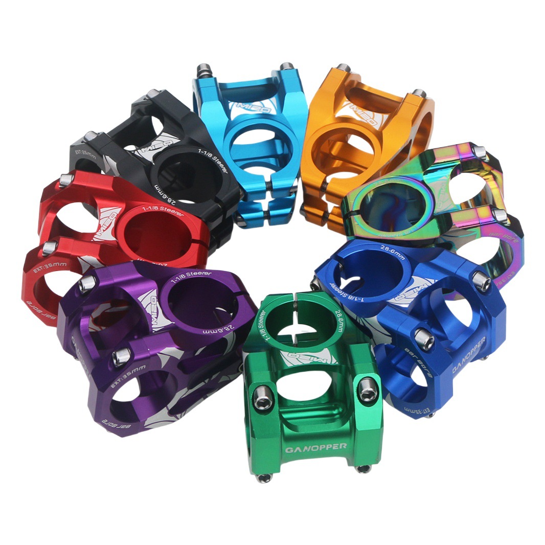 Mountain bike hollow handle vertical road bike speed reduction short handle vertical aluminum alloy hollow riser fittings 31.8mm