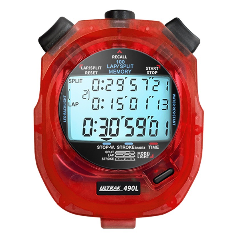 Picture of Electronic stopwatch DT490L Dingerzhi ULTRAK Osek 100 Channel 3 Row Display Timer Track and Field Luminous