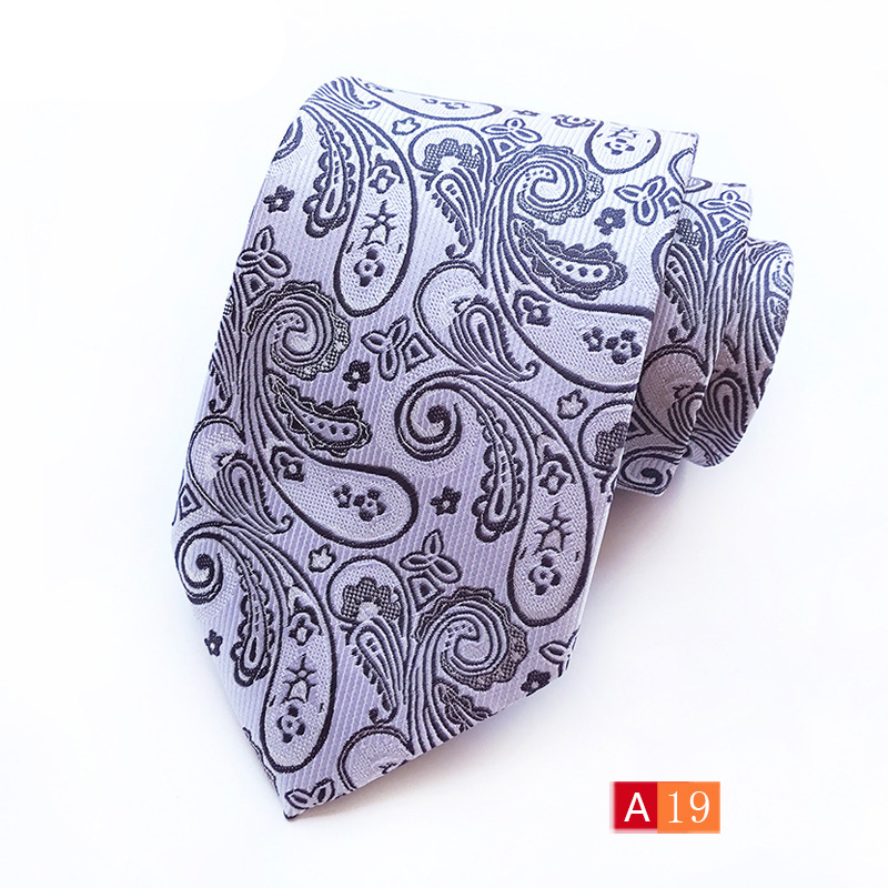 Picture of Source Factory Hot Jacquard Fabric Tie Men's Dress Business Suit Accessories Tie Wholesale