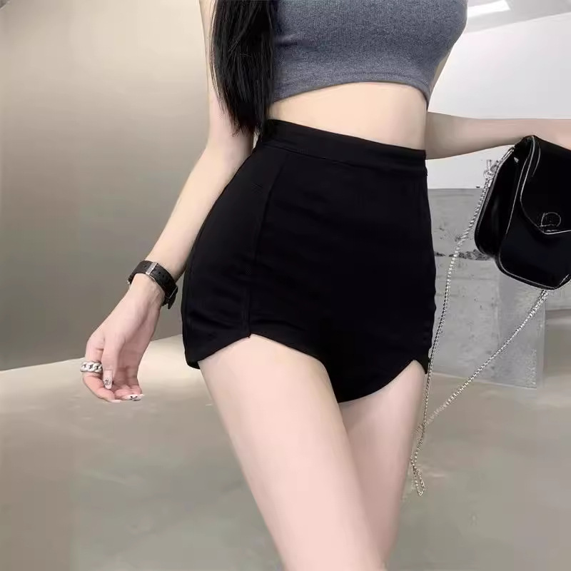 2024 Summer New High Waist Slimming Casual Outer Wear Shorts Women's Tight Leggings Fashionable Korean Hot Pants