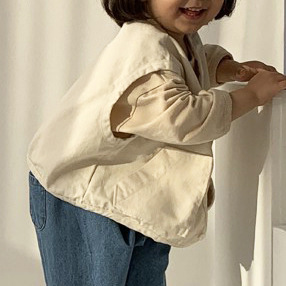 Picture of Korean Style Trendy Children's Spring and Autumn New Vest with Pockets, Loose and Versatile Casual Denim Jacket 2025