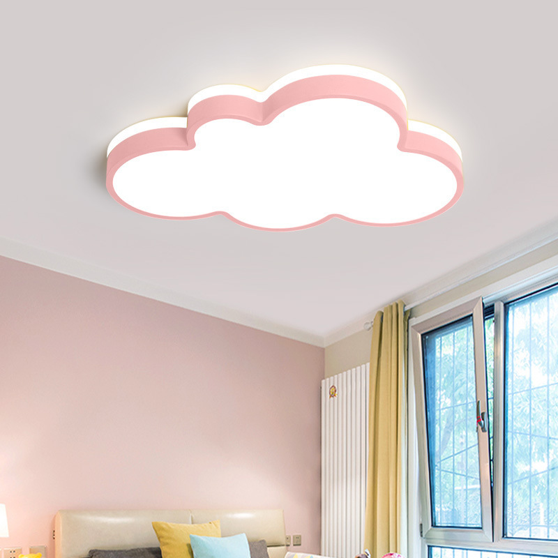 Warm Children's Room Clouds led Ceiling Light Girls Boys Room Bedroom Light Eye Protection Modern Cartoon led Lamps