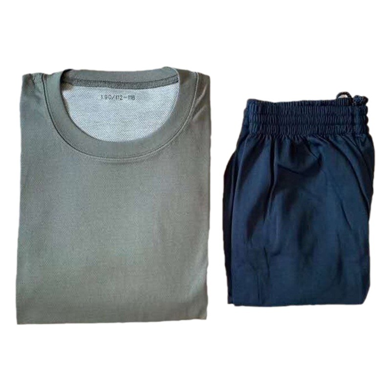 Picture of Factory Breathable Short-sleeved Physical Fitness Suit Net Face New Jihua Training Suit Summer Sports suit Military Training Quick-drying T-shirt