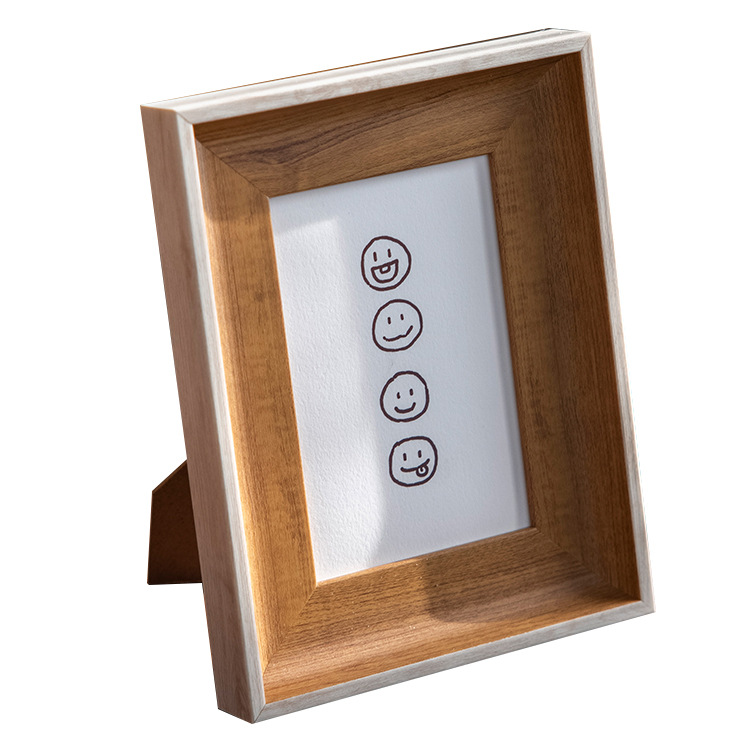 Picture of Simple photo frame 8 table simple 6-inch family photo frame wall 7-inch calligraphy ornaments customization