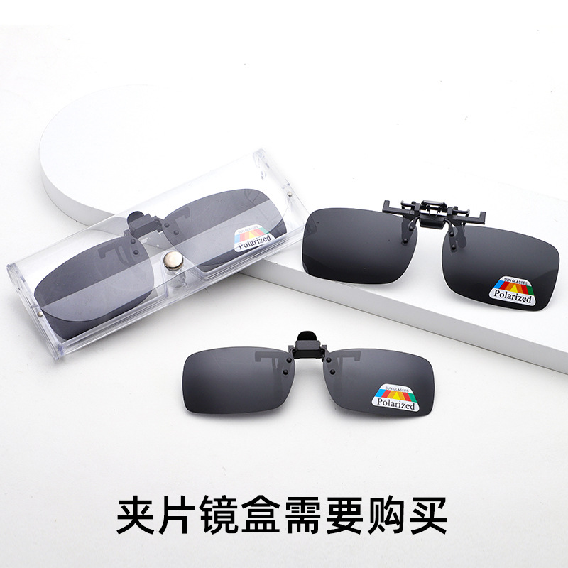 Picture of Sunglasses Clip-On Sunglasses Polarized Clip-On Driving Driver Trendy Clip-On Polarized Glasses for Men and Women Night Vision