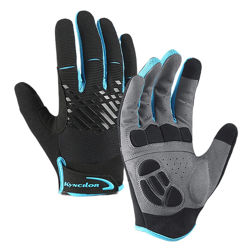 Winter Warm Gloves, Outdoor Cycling Long-Finger Touch Screen Windproof, Waterproof, Shock-Absorbing Men's and Women's Cold-Proof Gloves Wholesale