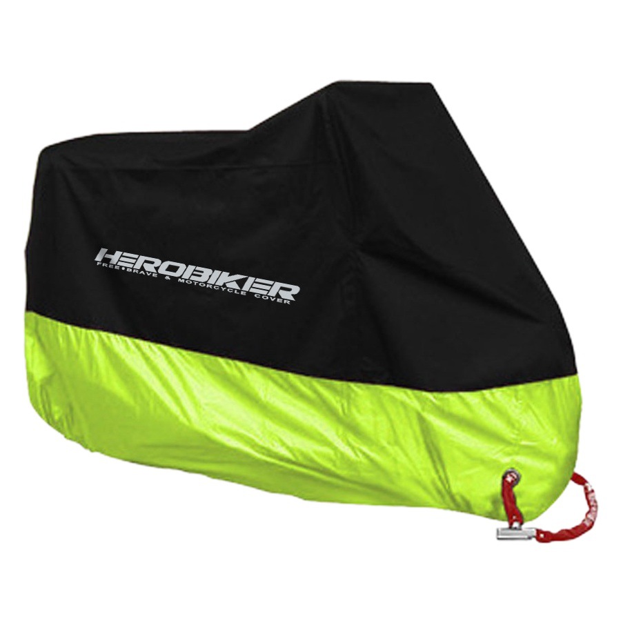 Herobiker motorcycle rain cover electric car clothing sunscreen sunshade dustproof waterproof reflective portable car cover
